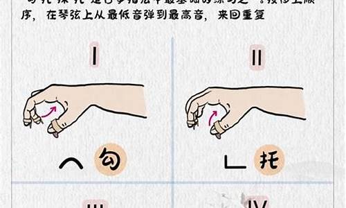 古筝入门指法和手型图_古筝入门指法和手型