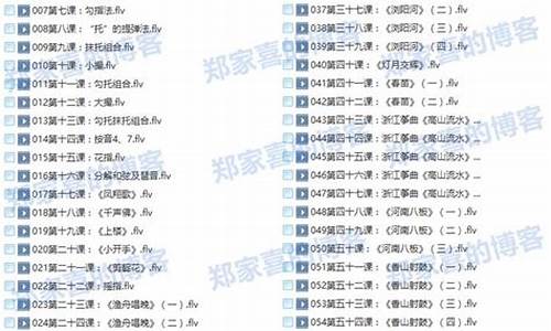 古筝教学全集1一一24免费_古筝教学365课堂
